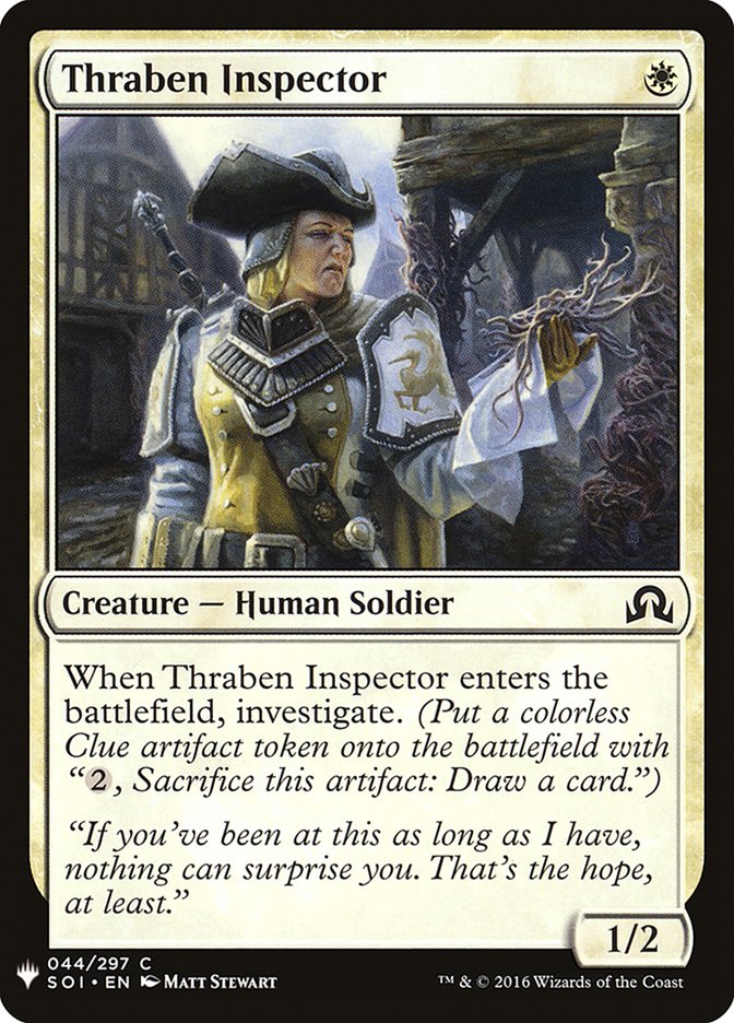 Thraben Inspector [Mystery Booster] - Magic: The Gathering - Card Brawlers | Quebec | Canada |