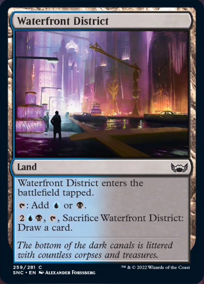Waterfront District [Streets of New Capenna] - Magic: The Gathering - Card Brawlers | Quebec | Canada |