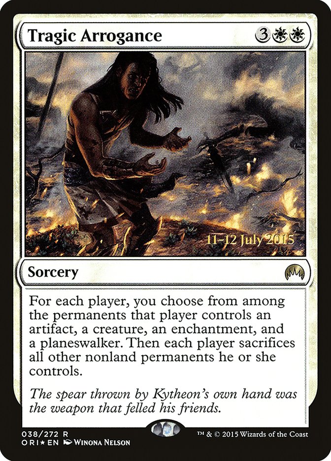 Tragic Arrogance [Magic Origins Prerelease Promos] - Magic: The Gathering - Card Brawlers | Quebec | Canada |