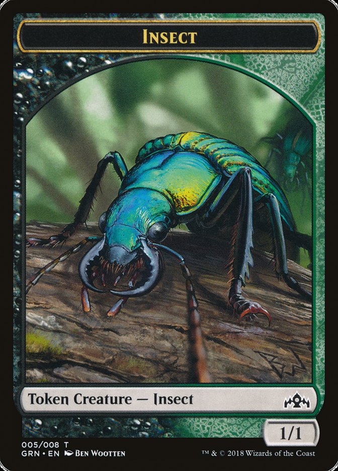 Saproling // Insect Double-Sided Token [Guilds of Ravnica Guild Kit Tokens] - Magic: The Gathering - Card Brawlers | Quebec | Canada |
