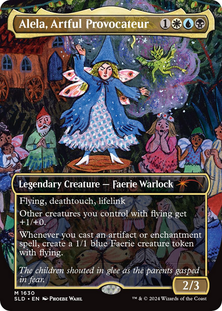 Alela, Artful Provocateur (1630) (Rainbow Foil) [Secret Lair Drop Series] - Magic: The Gathering - Card Brawlers | Quebec | Canada |