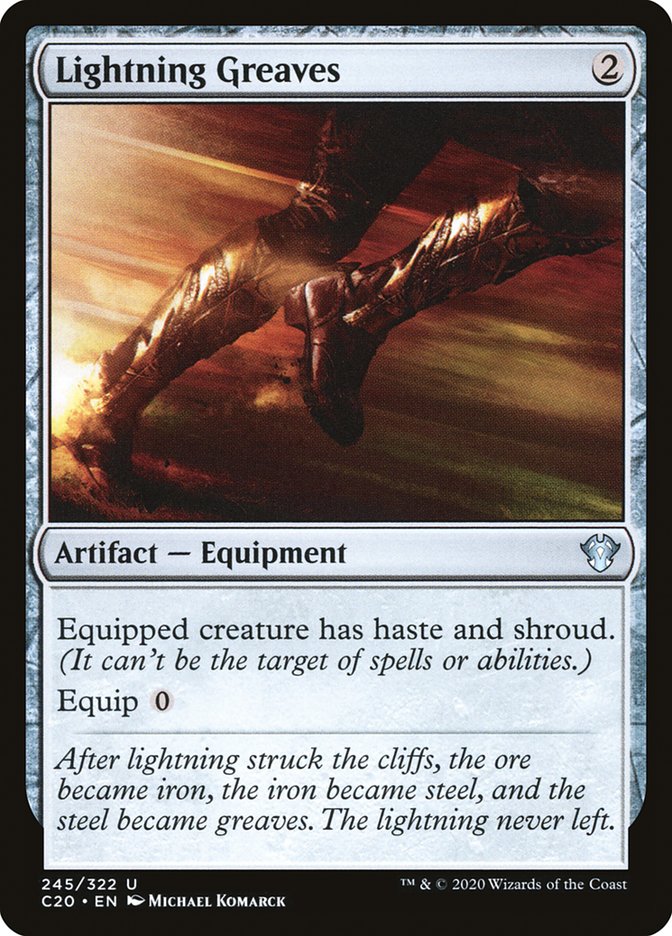 Lightning Greaves [Commander 2020] - Magic: The Gathering - Card Brawlers | Quebec | Canada |