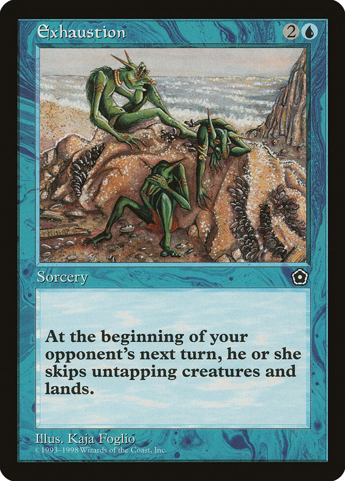 Exhaustion [Portal Second Age] - Magic: The Gathering - Card Brawlers | Quebec | Canada |