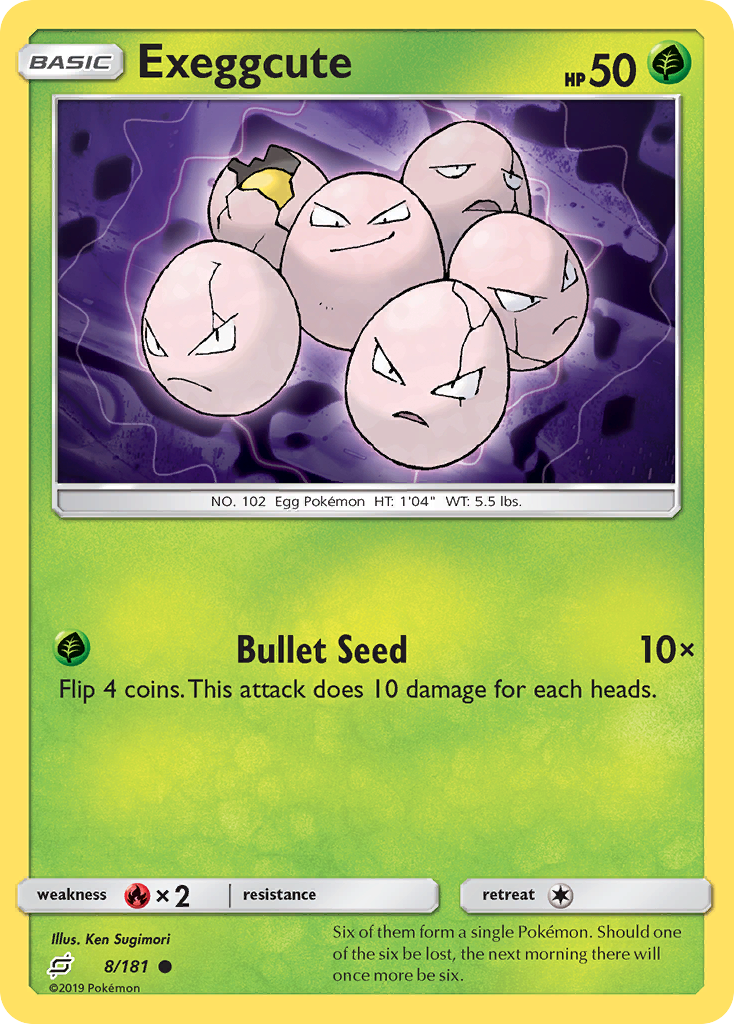 Exeggcute (8/181) [Sun & Moon: Team Up] - Pokémon - Card Brawlers | Quebec | Canada |
