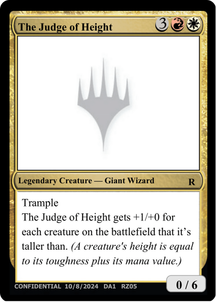 The Judge of Height [Unknown Event] - Magic: The Gathering - Card Brawlers | Quebec | Canada |