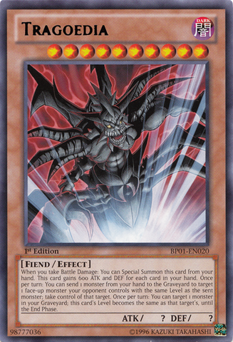Tragoedia [BP01-EN020] Rare - Yu-Gi-Oh! - Card Brawlers | Quebec | Canada |