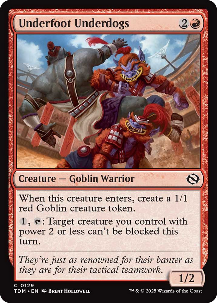 Underfoot Underdogs [Tarkir: Dragonstorm] - Magic: The Gathering - Card Brawlers | Quebec | Canada |