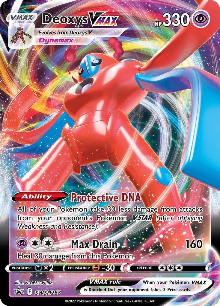 Deoxys VMAX (SWSH267) [Sword & Shield: Black Star Promos] - Pokémon - Card Brawlers | Quebec | Canada |
