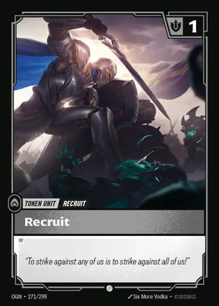 Recruit (271) // Buff (271/298) - Origins - Origins - Card Brawlers | Quebec | Canada |