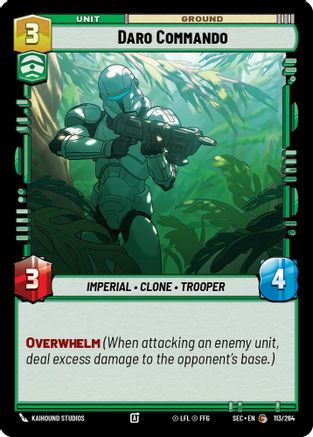 Daro Commando (113/264) (113/264) [Secrets of Power] - Fantasy Flight Games - Card Brawlers | Quebec | Canada |