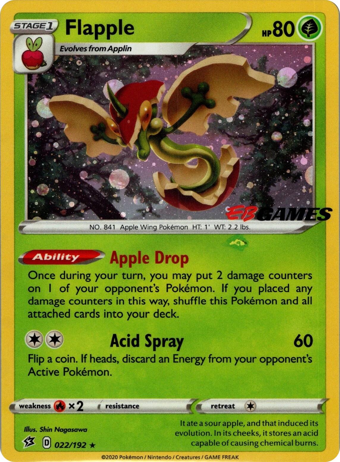 Flapple (022/192) (EB Games Exclusive APAC) [Miscellaneous Cards] - Pokémon - Card Brawlers | Quebec | Canada |