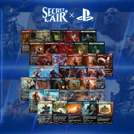 Secret Lair x Playstation Superdrop: Non-Foil Trophy Bundle - Secret Lair Drop Series - Card Brawlers | Quebec | Canada |