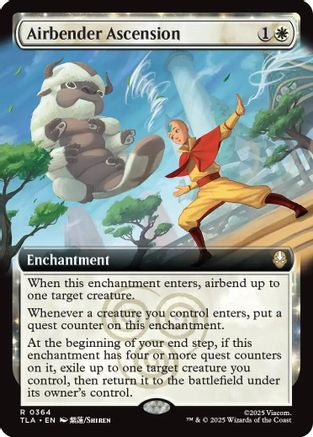 Airbender Ascension (Extended Art) [Avatar: The Last Airbender] - Magic: The Gathering - Card Brawlers | Quebec | Canada |