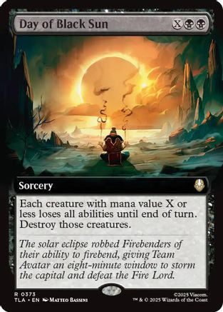 Day of Black Sun (Extended Art) [Avatar: The Last Airbender] - Magic: The Gathering - Card Brawlers | Quebec | Canada |