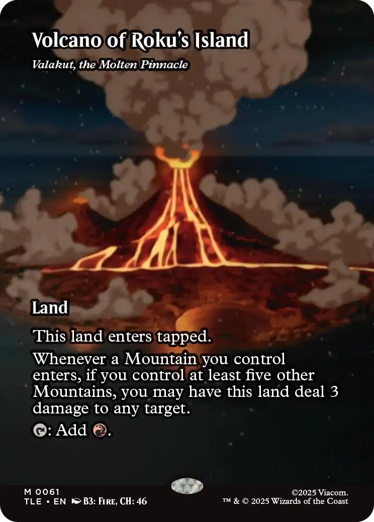Volcano of Roku's Island - Valakut, the Molten Pinnacle [Avatar: The Last Airbender: Eternal-Legal] - Magic: The Gathering - Card Brawlers | Quebec | Canada |