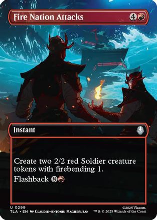 Fire Nation Attacks (Borderless) [Avatar: The Last Airbender] - Magic: The Gathering - Card Brawlers | Quebec | Canada |