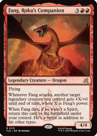 Fang, Roku's Companion [Avatar: The Last Airbender: Eternal-Legal] - Magic: The Gathering - Card Brawlers | Quebec | Canada |