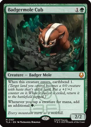 Badgermole Cub [Avatar: The Last Airbender] - Magic: The Gathering - Card Brawlers | Quebec | Canada |