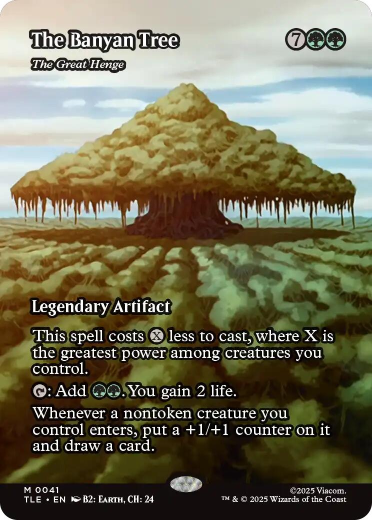 The Banyan Tree - The Great Henge (Borderless) [Avatar: The Last Airbender: Eternal-Legal] - Magic: The Gathering - Card Brawlers | Quebec | Canada |