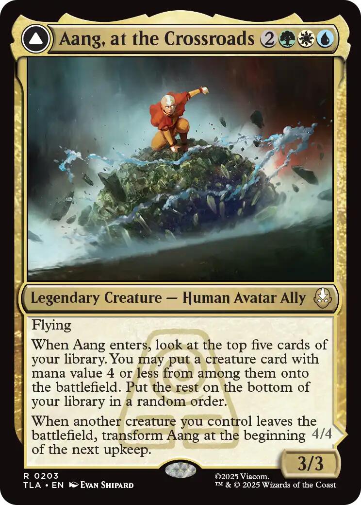 Aang, at the Crossroads [Avatar: The Last Airbender] - Magic: The Gathering - Card Brawlers | Quebec | Canada |
