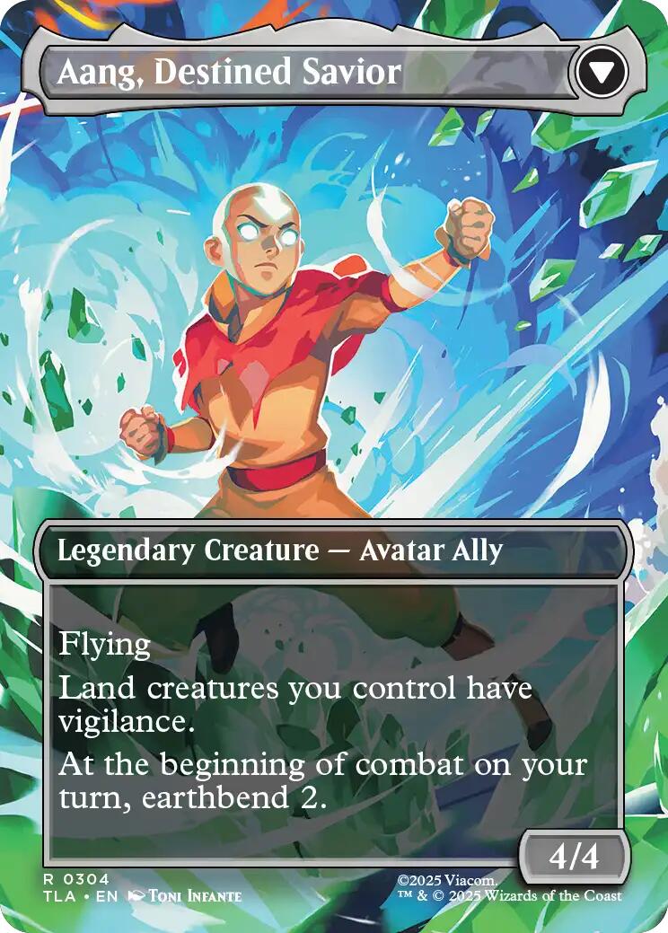 Aang, at the Crossroads (Borderless) [Avatar: The Last Airbender] - Magic: The Gathering - Card Brawlers | Quebec | Canada |