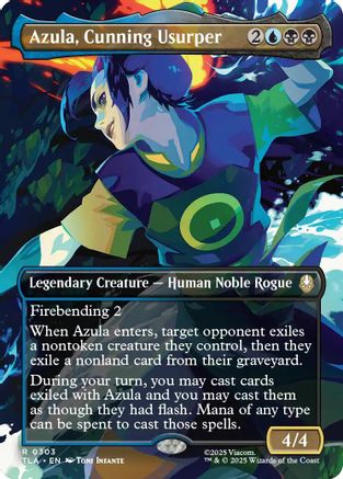 Azula, Cunning Usurper (Borderless) [Avatar: The Last Airbender] - Magic: The Gathering - Card Brawlers | Quebec | Canada |