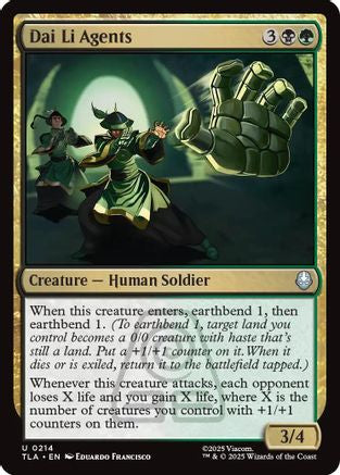 Dai Li Agents [Avatar: The Last Airbender] - Magic: The Gathering - Card Brawlers | Quebec | Canada |