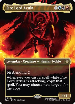 Fire Lord Azula (0334) (Borderless) [Avatar: The Last Airbender] - Magic: The Gathering - Card Brawlers | Quebec | Canada |
