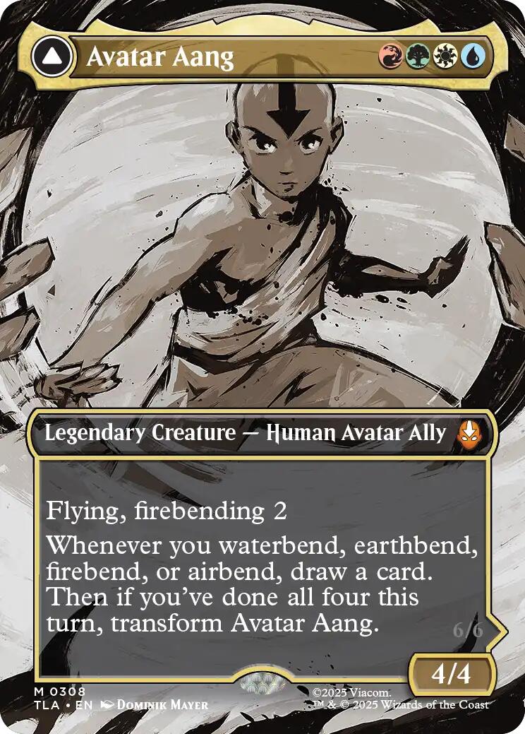 Avatar Aang (Borderless) [Avatar: The Last Airbender] - Magic: The Gathering - Card Brawlers | Quebec | Canada |