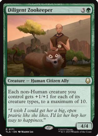 Diligent Zookeeper [Avatar: The Last Airbender] - Magic: The Gathering - Card Brawlers | Quebec | Canada |