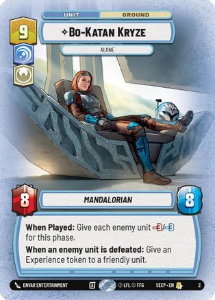 Bo-Katan Kryze - Alone (2) [Secrets of Power: Weekly Play] - Fantasy Flight Games - Card Brawlers | Quebec | Canada |