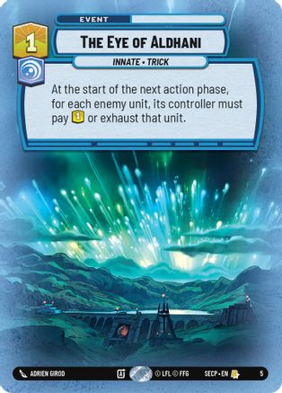 The Eye of Aldhani (5) [Secrets of Power: Weekly Play] - Fantasy Flight Games - Card Brawlers | Quebec | Canada |