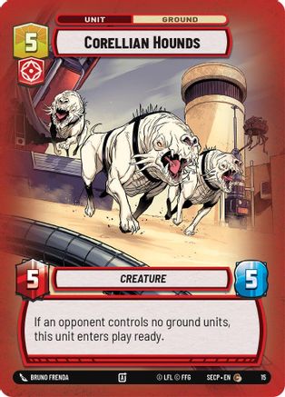 Corellian Hounds (15) [Secrets of Power: Weekly Play] - Fantasy Flight Games - Card Brawlers | Quebec | Canada |