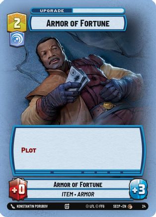 Armor of Fortune (Foil) (24) [Secrets of Power: Weekly Play] - Fantasy Flight Games - Card Brawlers | Quebec | Canada |
