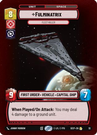 Fulminatrix - Fleet Killer (Foil) (32) [Secrets of Power: Weekly Play] - Fantasy Flight Games - Card Brawlers | Quebec | Canada |