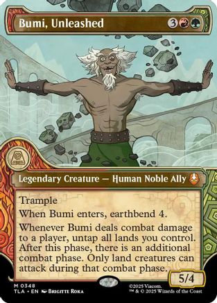 Bumi, Unleashed (Showcase) [Avatar: The Last Airbender] - Magic: The Gathering - Card Brawlers | Quebec | Canada |