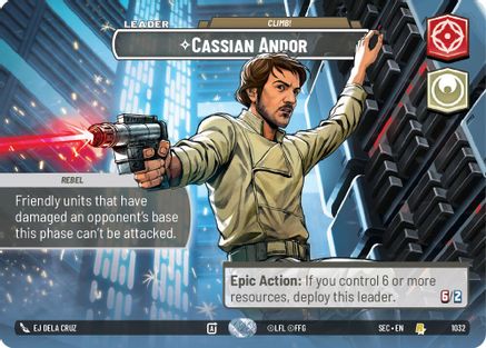 Cassian Andor - Climb! (Showcase) (1032) (1032) [Secrets of Power] - Fantasy Flight Games - Card Brawlers | Quebec | Canada |