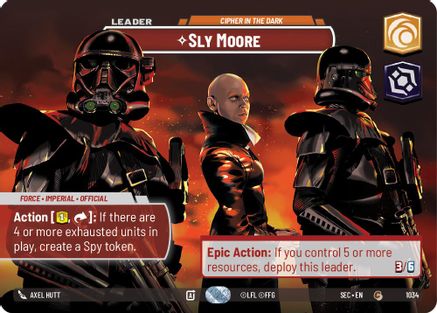 Sly Moore - Cipher in the Dark (Showcase) (1034) (1034) [Secrets of Power] - Fantasy Flight Games - Card Brawlers | Quebec | Canada |