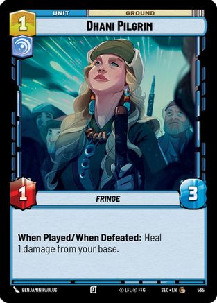 Dhani Pilgrim (565) (Foil) (565) [Secrets of Power] - Fantasy Flight Games - Card Brawlers | Quebec | Canada |