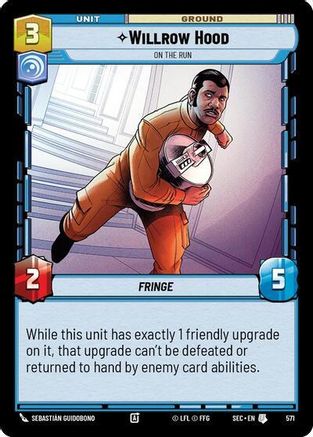 Willrow Hood - On the Run (Foil) (571) (571) [Secrets of Power] - Fantasy Flight Games - Card Brawlers | Quebec | Canada |
