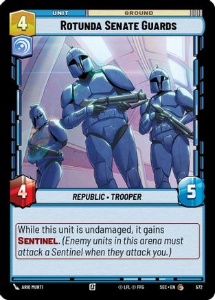 Rotunda Senate Guards (573) (Foil) (573) [Secrets of Power] - Fantasy Flight Games - Card Brawlers | Quebec | Canada |