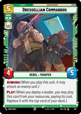 Dressellian Commandos (610) (Foil) (610) [Secrets of Power] - Fantasy Flight Games - Card Brawlers | Quebec | Canada |