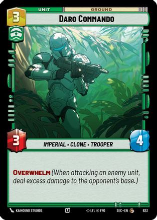 Daro Commando (623) (Foil) (623) [Secrets of Power] - Fantasy Flight Games - Card Brawlers | Quebec | Canada |