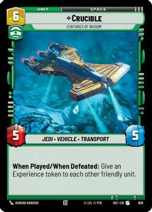Crucible - Centuries of Wisdom (Foil) (629) (629) [Secrets of Power] - Fantasy Flight Games - Card Brawlers | Quebec | Canada |