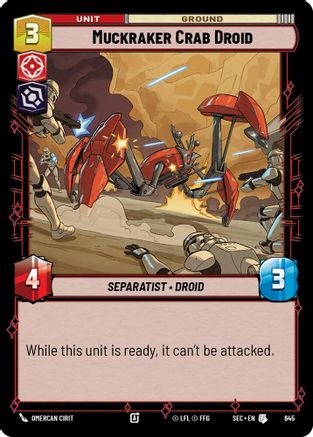 Muckraker Crab Droid (645) (Foil) (645) [Secrets of Power] - Fantasy Flight Games - Card Brawlers | Quebec | Canada |