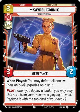 Kaydel Connix - For Our Survival (Foil) (659) (659) [Secrets of Power] - Fantasy Flight Games - Card Brawlers | Quebec | Canada |
