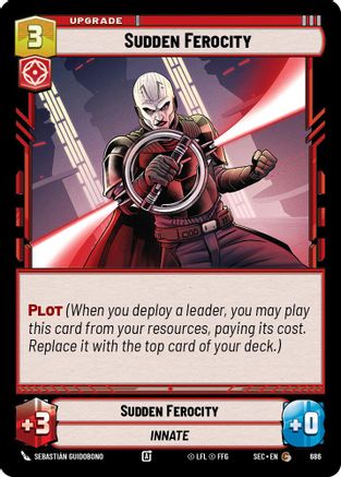 Sudden Ferocity (686) (Foil) (686) [Secrets of Power] - Fantasy Flight Games - Card Brawlers | Quebec | Canada |