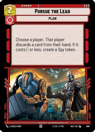 Pursue the Lead (688) (Foil) (688) [Secrets of Power] - Fantasy Flight Games - Card Brawlers | Quebec | Canada |