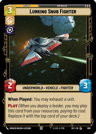 Lurking Snub Fighter (699) (Foil) (699) [Secrets of Power] - Fantasy Flight Games - Card Brawlers | Quebec | Canada |