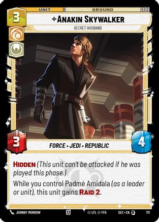 Anakin Skywalker - Secret Husband (Foil) (711) (711) [Secrets of Power] - Fantasy Flight Games - Card Brawlers | Quebec | Canada |